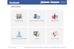 Facebook rajongói oldal létrehozása